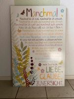 Wandbild Bild mit Spruch 60 x 90 Nordrhein-Westfalen - Salzkotten Vorschau