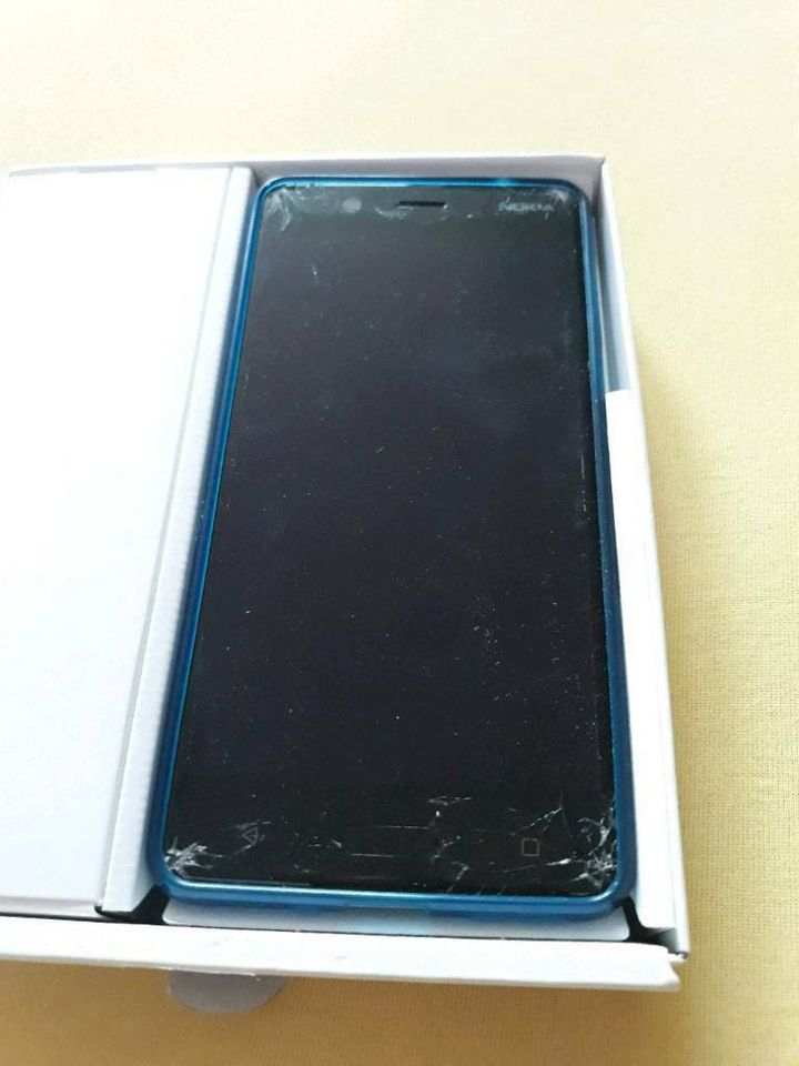 Nokia 5 Dual Sim 16GB blau Glasbruch in Dettenhausen