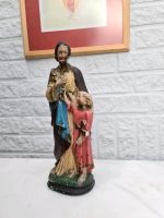 Jesus Chr belgische Kreidestatue St Joseph Josef mit  junge Jesus Nordrhein-Westfalen - Emmerich am Rhein Vorschau