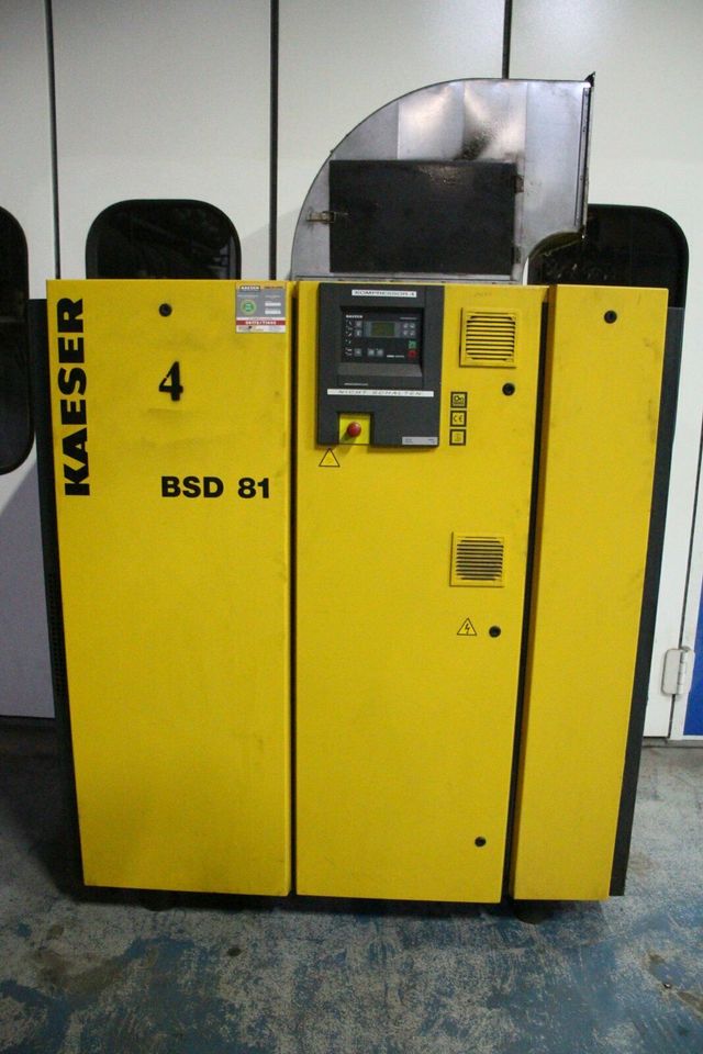 KAESER BSD 81 Schraubenkompressor Kompressor 1003891 11 BAR 45 KW in Mörfelden-Walldorf