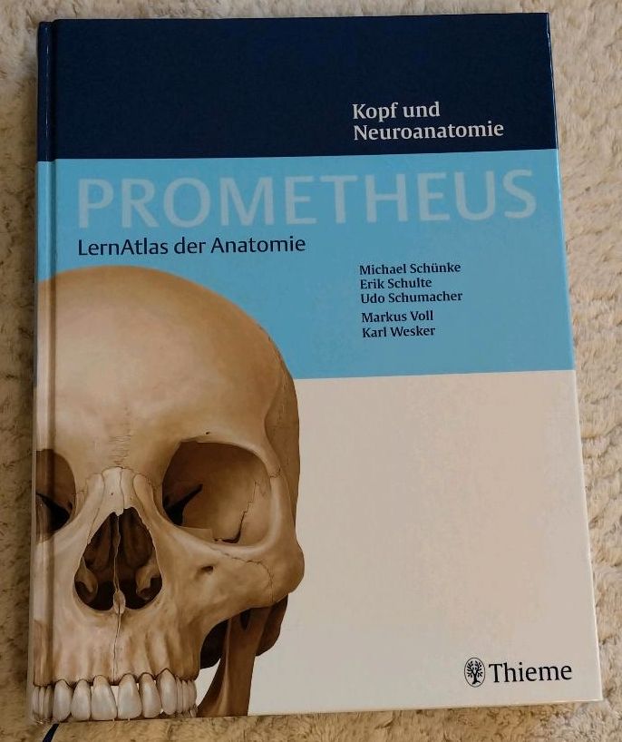 Prometheus Lernatlas Kopf und Neuroanatomie Thieme M. Schünke in München