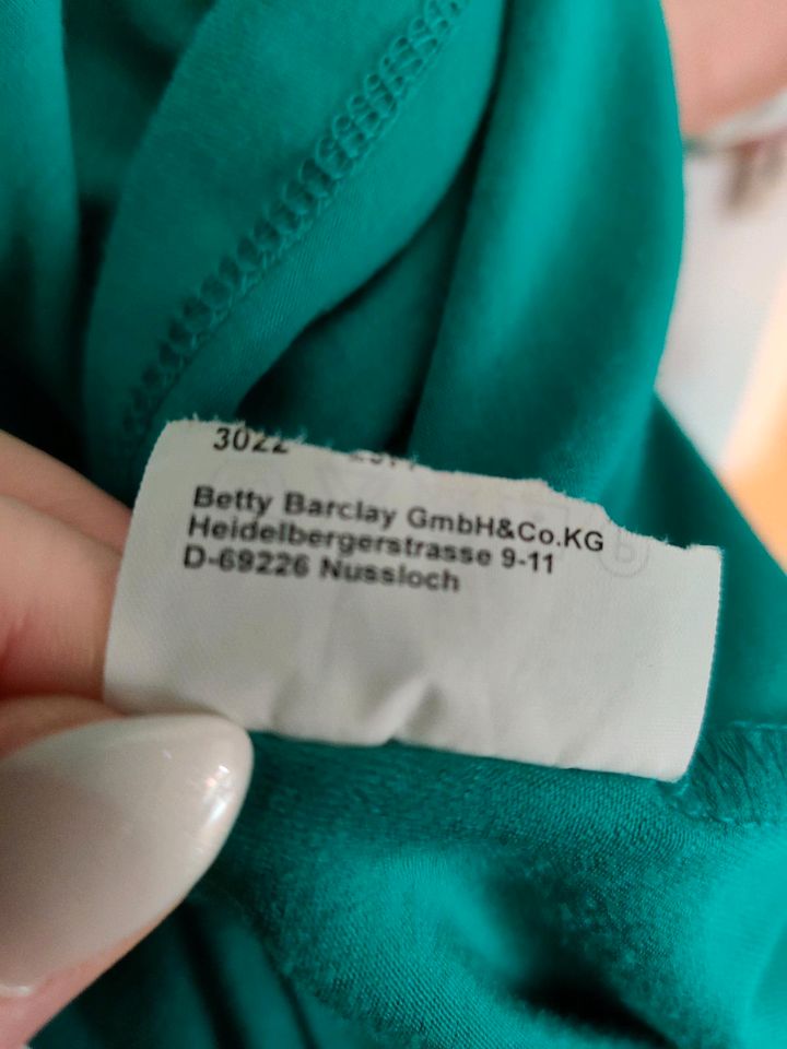 Long Shirt Betty Barclay türkis 42 44 in Coburg