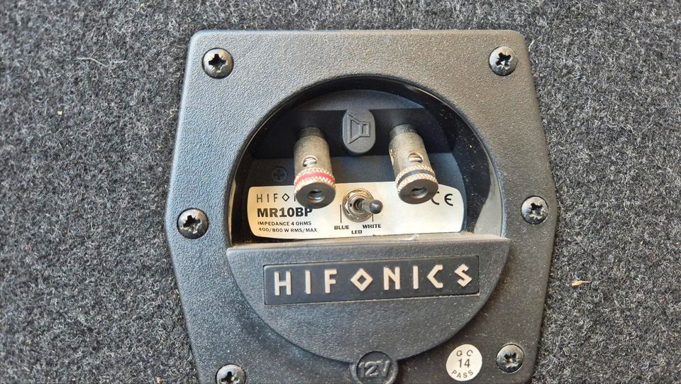 HiFonics MR10BP Subwoofer Passiv 800Watt in Lörrach