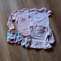 Mädchen-Set rosa - Pullover, Body, T-Shirt, Söckchen Gr. 86/92 Baden-Württemberg - Albstadt Vorschau