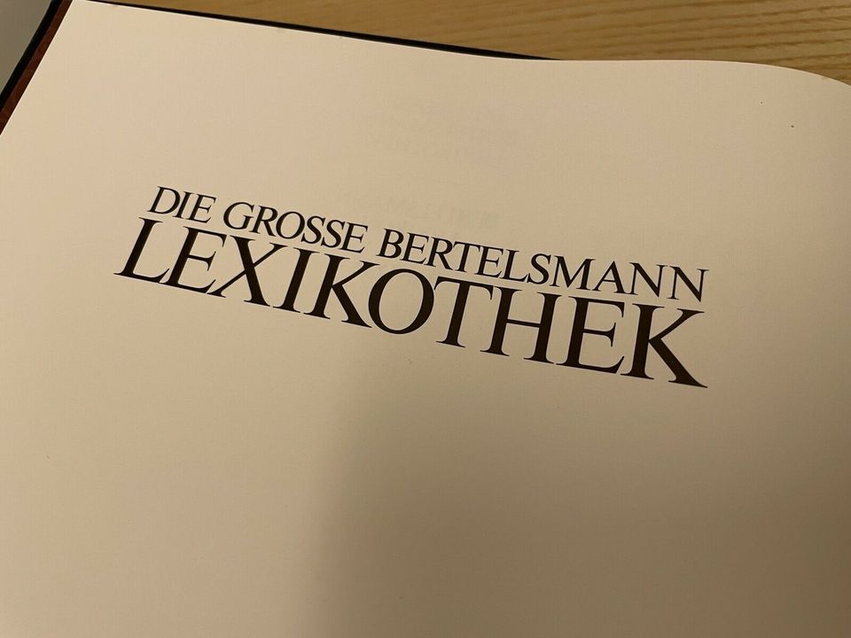 Die große Bertelsmann Lexikothek 15 Bände in Bad Neustadt a.d. Saale