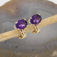 WERT 1160 € BRILLANT AMETHYST OHRRINGE 14 K GELB GOLD vxlt 84494 Essen - Altenessen Vorschau