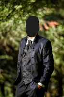 Hochzeitsanzug TZIACCO Elegant Grau/Schwarz Gr.52/54 Baden-Württemberg - Baiersbronn Vorschau