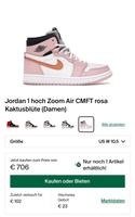 Jordan 1 HIGH Zoom Pink damen! Größe 40,5 Bayern - Lindau Vorschau