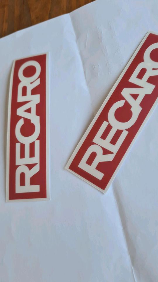 Recaro Aufkleber in Niederneisen