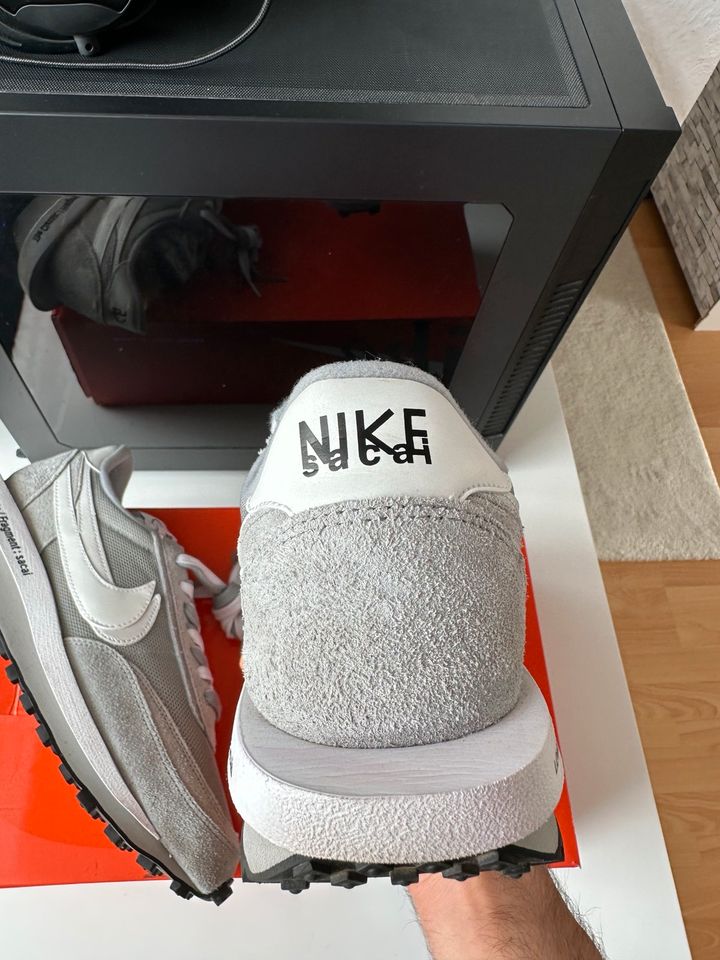 Nike LD waffle sacai fragment grey Gr: 44.5 in Neunkirchen am Sand