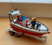 Playmobil Rettungsboot mit Feuerwehrmann und Rettungstaucher Niedersachsen - Wolfenbüttel Vorschau