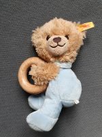 Steiff Teddy Bär Bärchen mit Holzring blau Knopf Fahne Nürnberg (Mittelfr) - Mitte Vorschau