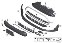 MINI Blende Stossfänger vorn F54 51117451338 Nordrhein-Westfalen - Arnsberg Vorschau