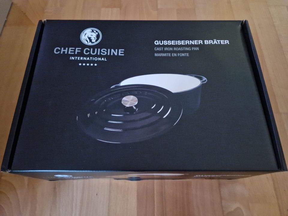 NEU Chef Cuisine Gusseiserner Bräter 6,7 L in Kornwestheim