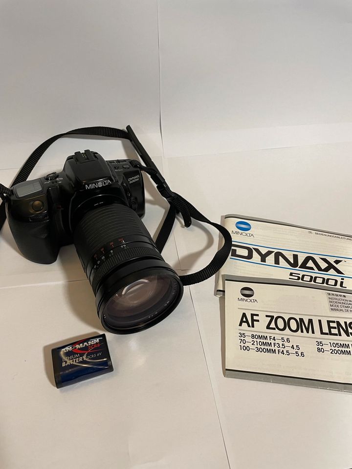 Minolta Dynax 5000i inkl AF Zoom Lense in Eckersdorf