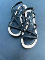 Riemchensandalen, S. Oliver, Schwarz, Größe 40 Bayern - Fürth Vorschau
