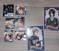 Attack on titan acryl Aufsteller Buttons Postkarten reiner Hanji Niedersachsen - Haselünne Vorschau