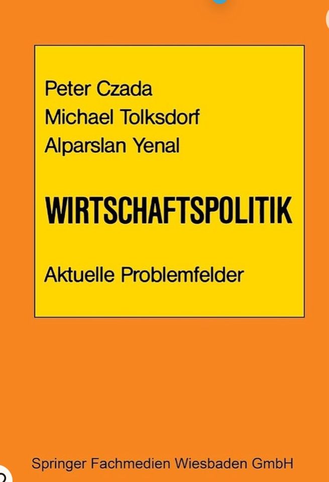Peter Czada Wirtschaftspolitik Aktuelle Problemfelder in Berlin