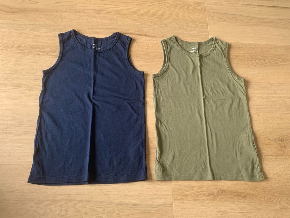 H&M Baumwolltops Ärmellose T-Shirts Tanktops Gr. 122/128 in Wuppertal