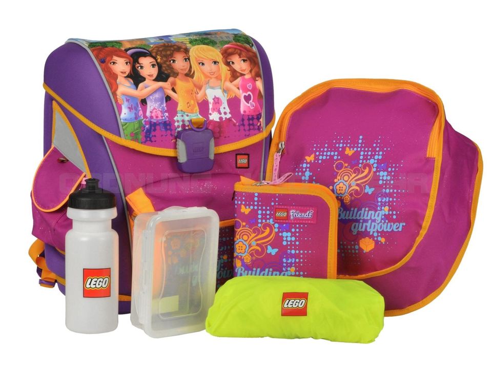 Schulranzenset von lego friends mit anklippbaren Rucksack in Gorden-Staupitz