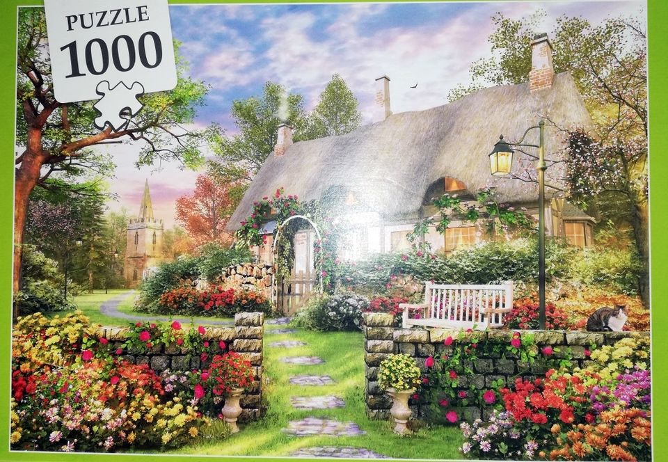 1000 Teile Puzzle, PUZZLE 1000  „Cottage“ in Hahnbach