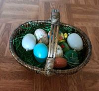 Neuwertiger Osterkorb mit Gras und Eiern - Ostern Hessen - Fürth Vorschau