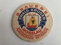 Alter Bierdeckel DDR Rosslau Ewald Krüger Thüringen - Georgenthal Vorschau