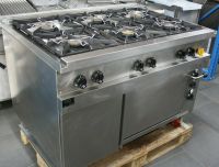 6- flammen Gasherd MKN Optima 850 E- Backofen + Wärmeschrank MwST Nordrhein-Westfalen - Borken Vorschau