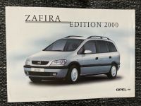 Opel Zafira Edition 2000 Werbeblatt / Prospekt Niedersachsen - Wolfsburg Vorschau