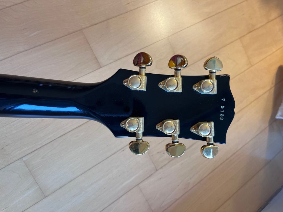 LIEBHABERSTÜCK: ORIG.Schwarze Gibson Les Paul Historic re-is in Düsseldorf