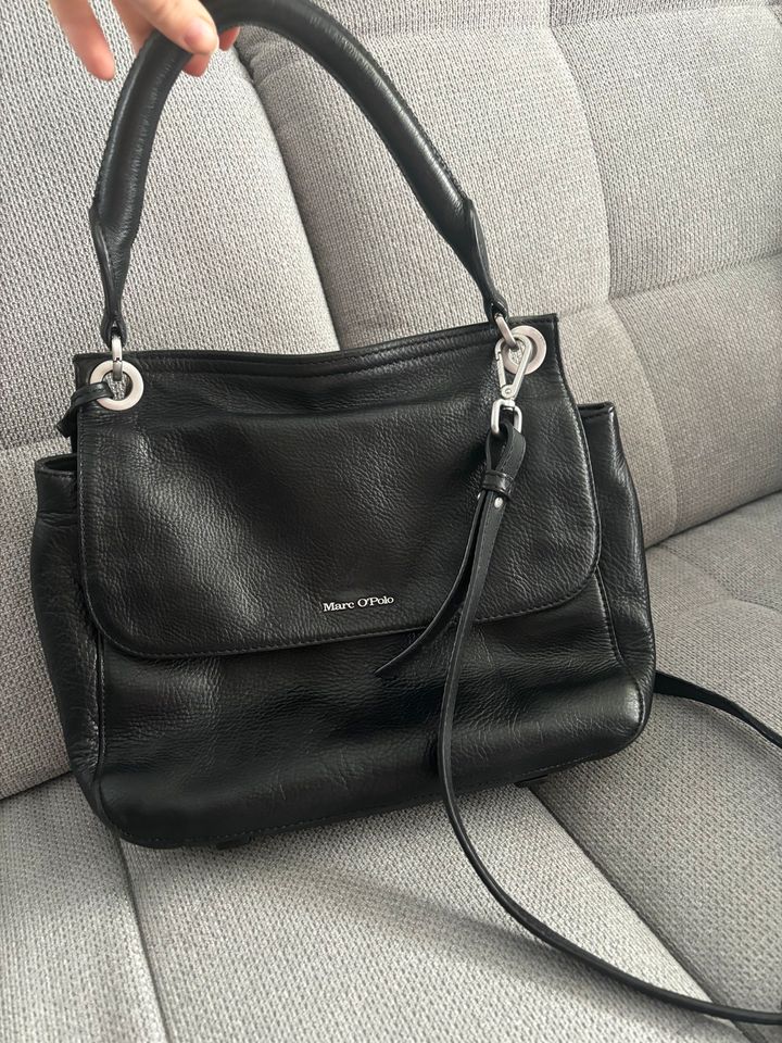 Marc O Polo Handtasche schwarz Leder shopper bag in Hildesheim