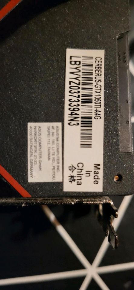 ASUS Cerberus GeForce® GTX 1050 Ti OC Edition 4GB in Stuttgart