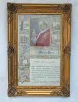 Papst Pius XII 1951 Heiliger Vater Original Urkunde Päpste Vatika Nordrhein-Westfalen - Reichshof Vorschau