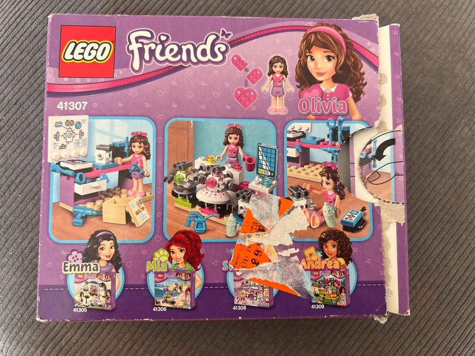 Lego Friends Olivia Erfinderlabor 41307 vollständig in OVP in Bedburg-Hau