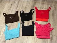 Tops braun, schwarz, rot, hellblau, dunkelblau, pink Größe 42 Nordrhein-Westfalen - Olpe Vorschau