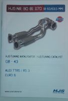 HJS ECE Downpipe Audi RS3 DAZA 2.5 Euro 6 NON OPF Nordrhein-Westfalen - Wegberg Vorschau