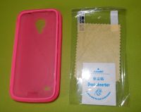 Samsung S4mini - Handy Schutzhülle Etui rosa + 1 Displayfolie Sachsen - Stollberg Vorschau