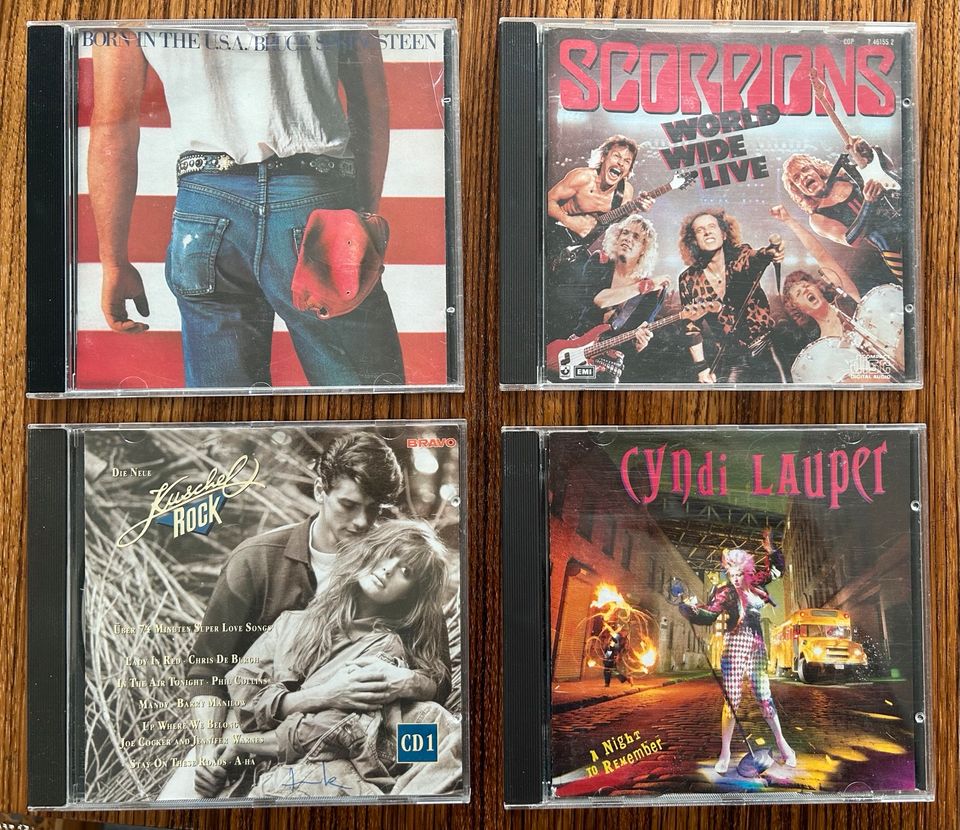 Kult ! 80 er Cd s Bruce Springsteen Skorpions Cyndi Lauper Gesamt in Diekholzen