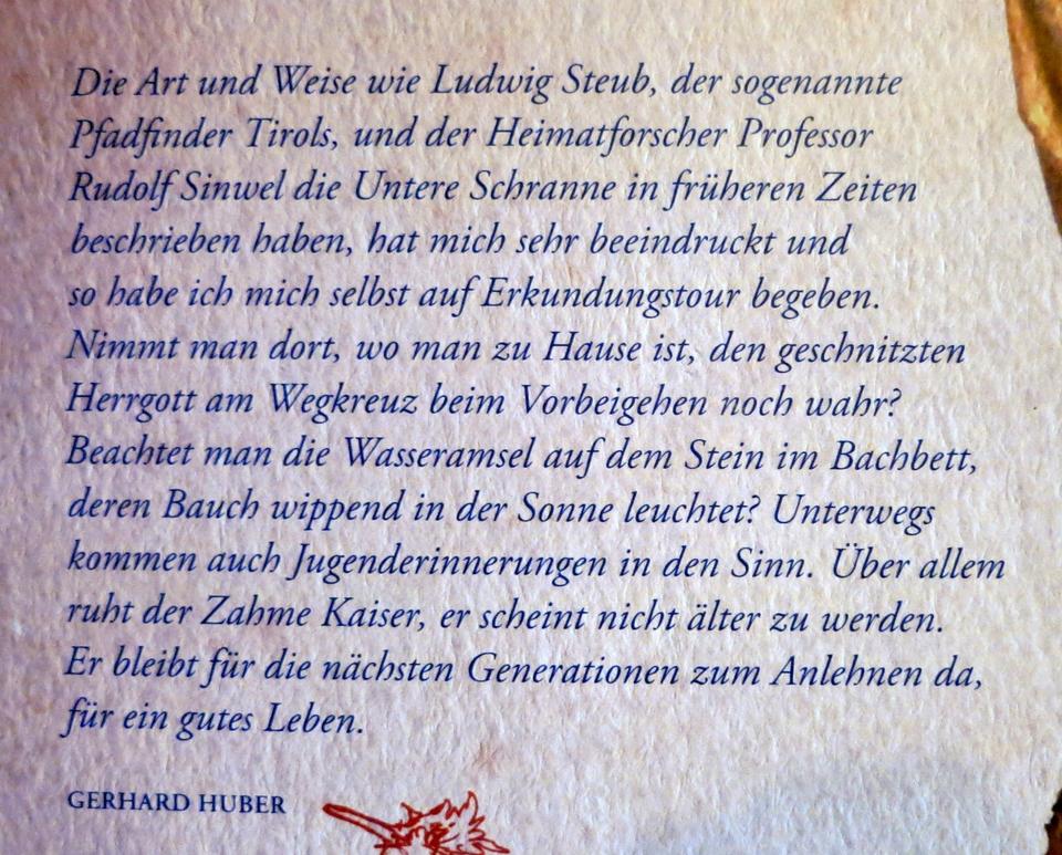 Gerhard Huber Unterwegs Auf Rundwegen in der Unteren Schranne in Kiefersfelden