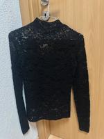 Amisu Oberteil Spitze Gr XS / Pullover transparent schwarz Baden-Württemberg - Bad Liebenzell Vorschau