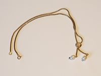 Halskette 585er 14k Gelb Gold mit 2 Süsswasser Perlen Rheinland-Pfalz - Plaidt Vorschau