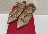 Valentino Garavani Rockstud Ballerinas Poudre Nude Lackleder 37 Nordrhein-Westfalen - Siegburg Vorschau