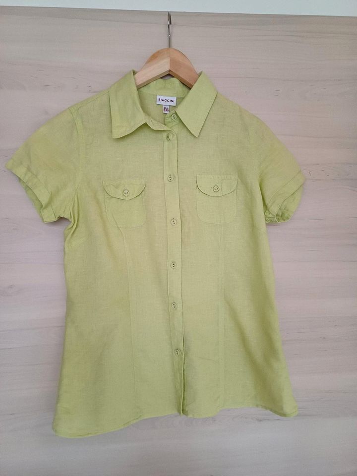 Damen Bluse, Shirt, Sommer, Leinen Gr 40 neuwertig. in Nideggen / Düren