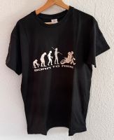 T-Shirt - B&C Collection - Born To Ride-Schriftzug - Schwarz Nordrhein-Westfalen - Bad Wünnenberg Vorschau