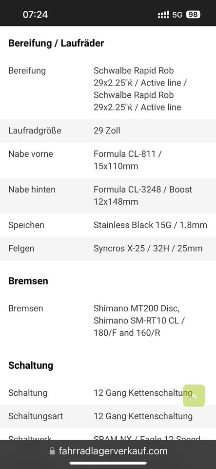 Verkaufe Mtb Scott Scale 940 Carbon in Lorch