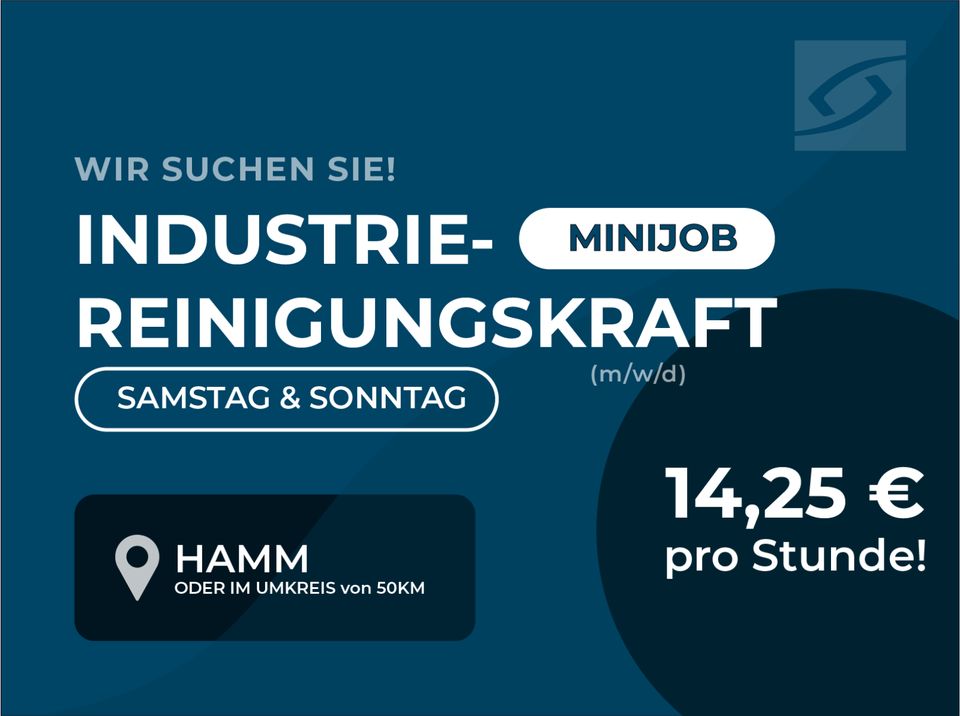 Reinigungskraft (m/w/d) in Hamm als Minijob am Wochenende in Hamm