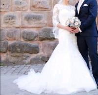 Brautkleid romantisch Spitze Bayern - Hersbruck Vorschau