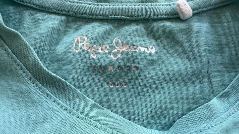 Pepe Jeans, Mädchen, Longsleeve, türkis, Gr. 152 in Icking