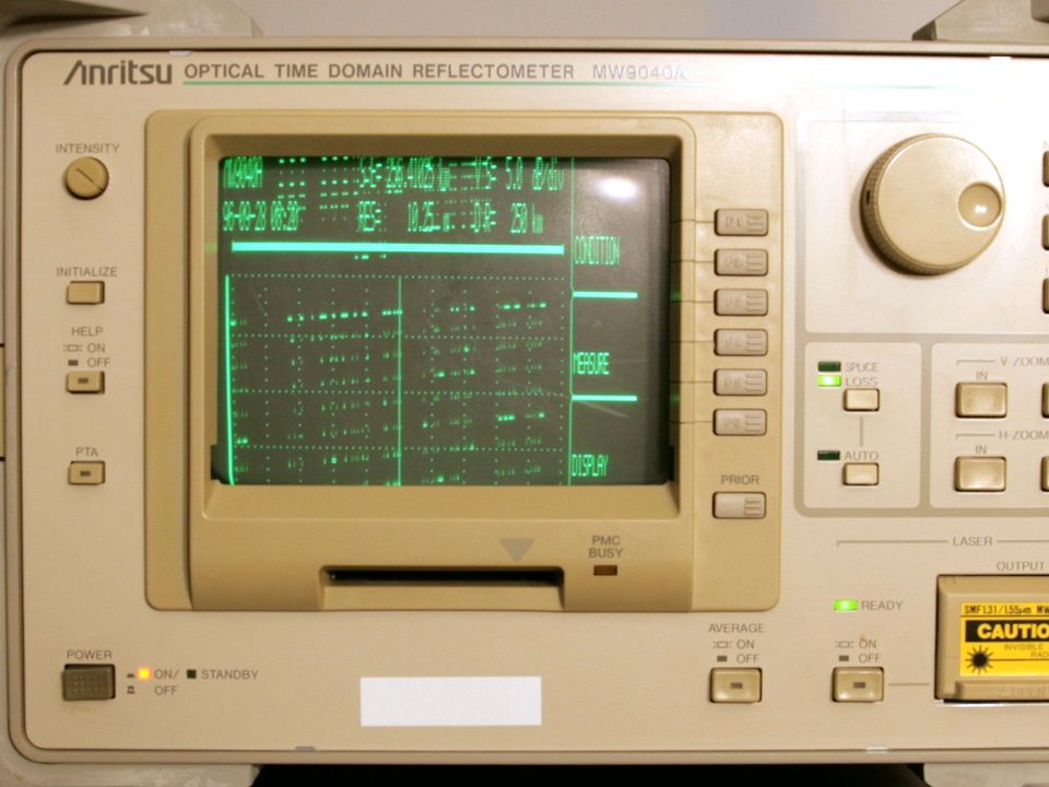 Anritsu Optical Time Domain Reflectometer MC9040A & RAM Card 512k in Ballenstedt