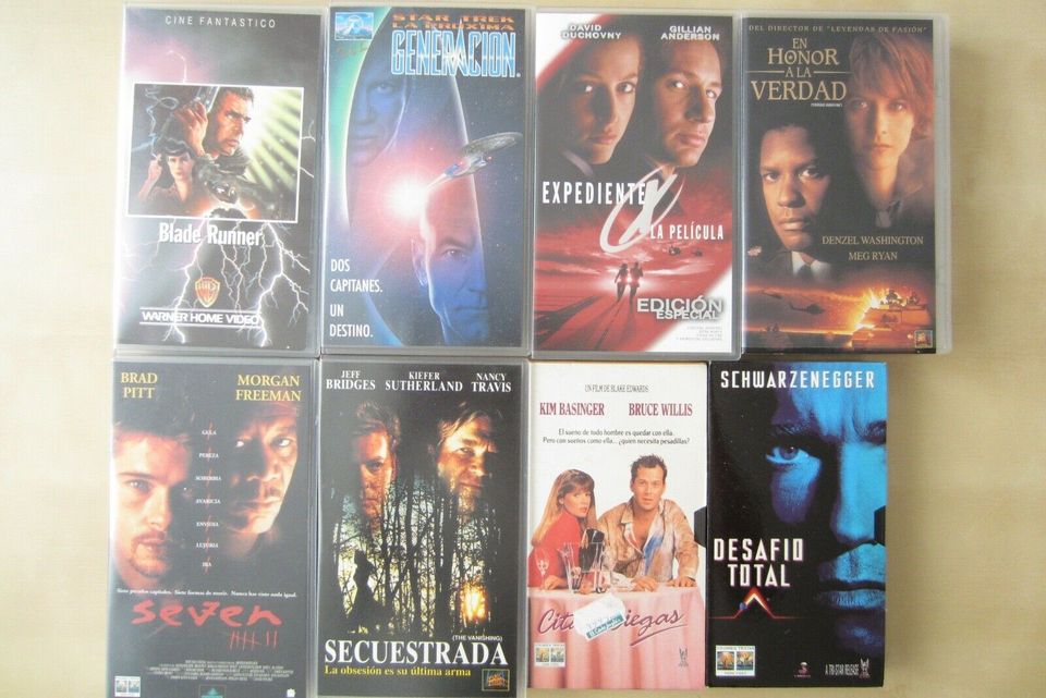 8 VHS-Videokassetten in spanischer Originalsprache in Saarbrücken